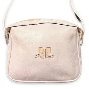 Courrèges Paris Vintage White Crossbody - Archival AC Logo Mod Spring Neutral